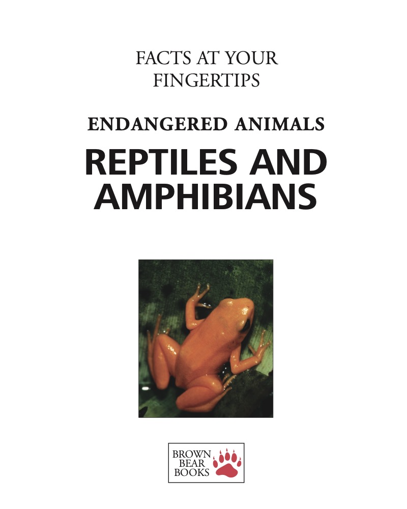 Reptiles and Amphibians book cover