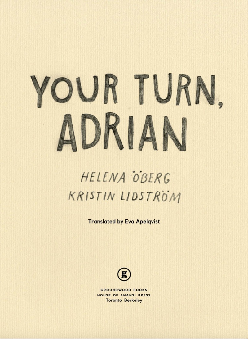 Your Turn, Adrian book cover