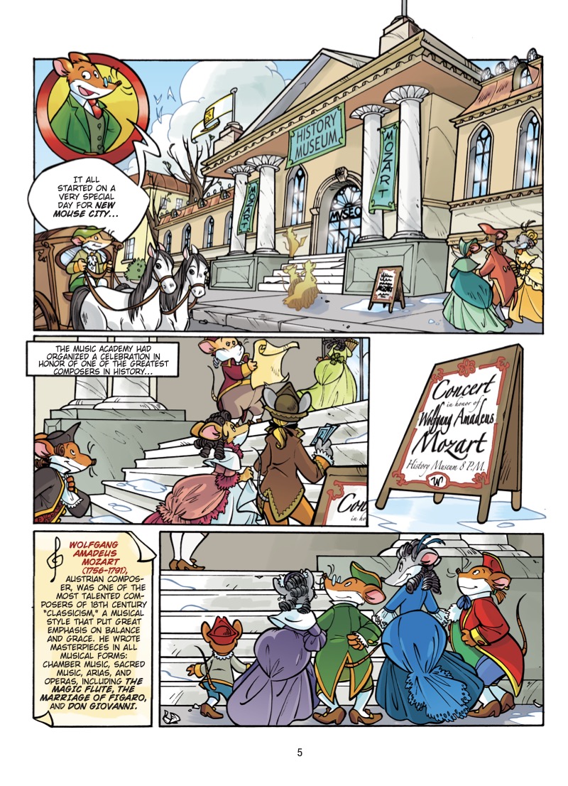 Geronimo Stilton Graphic Novel #8: Play It Again, Mozart — page 1