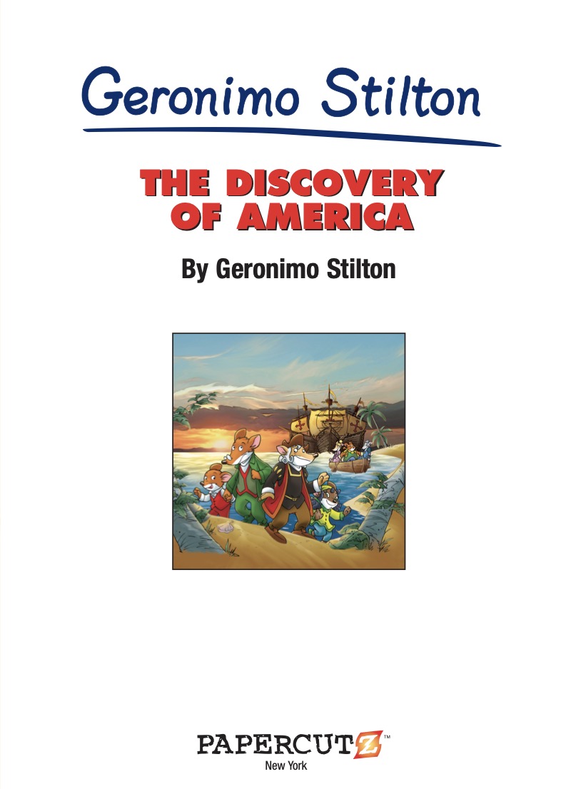 Geronimo Stilton Graphic Novel #1: The Discovery of America book cover