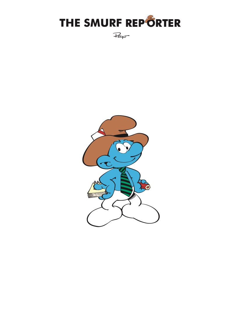 The Smurfs 24: The Smurf Reporter book cover