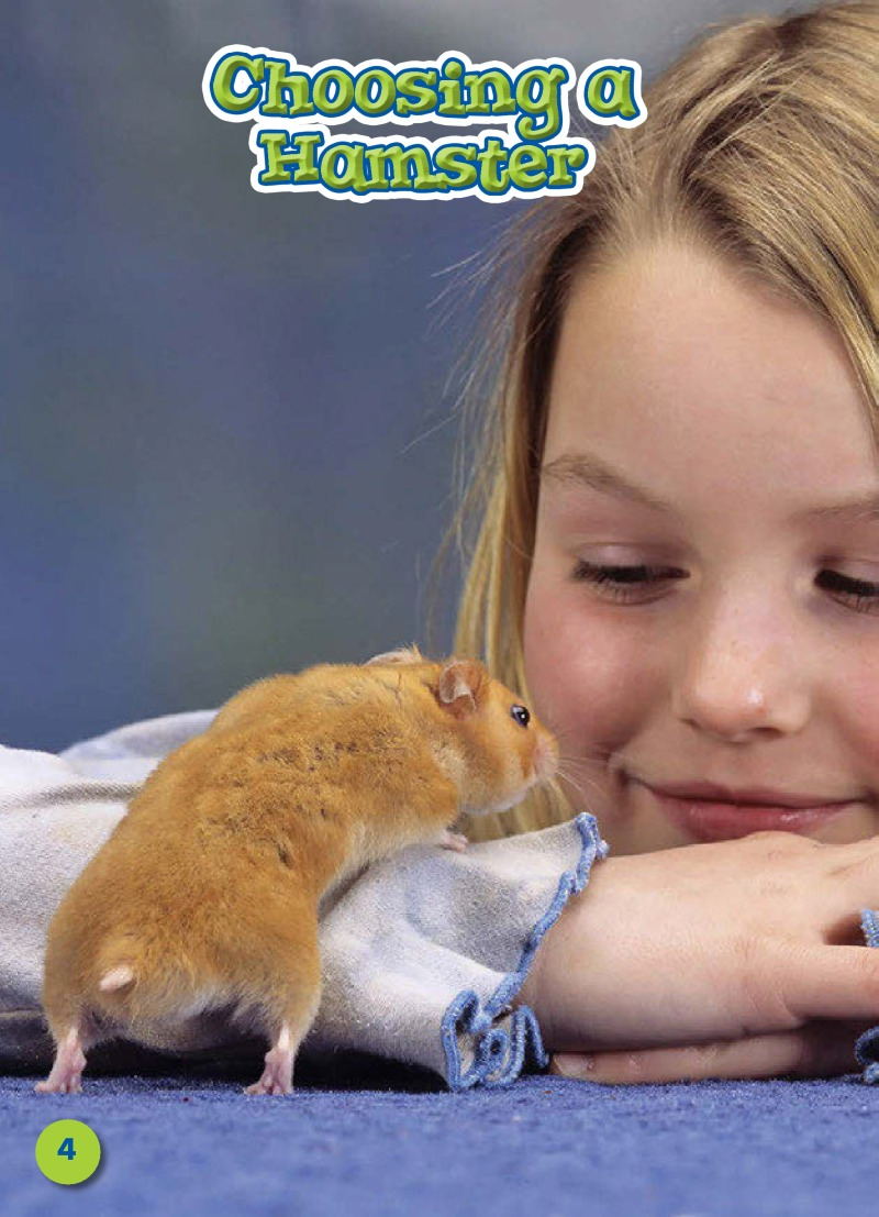 Caring For Your Hamster: Pet Care Library — page 1