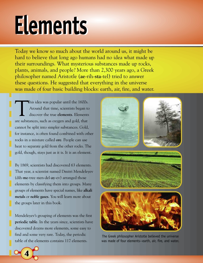 Elements and Compounds — page 1