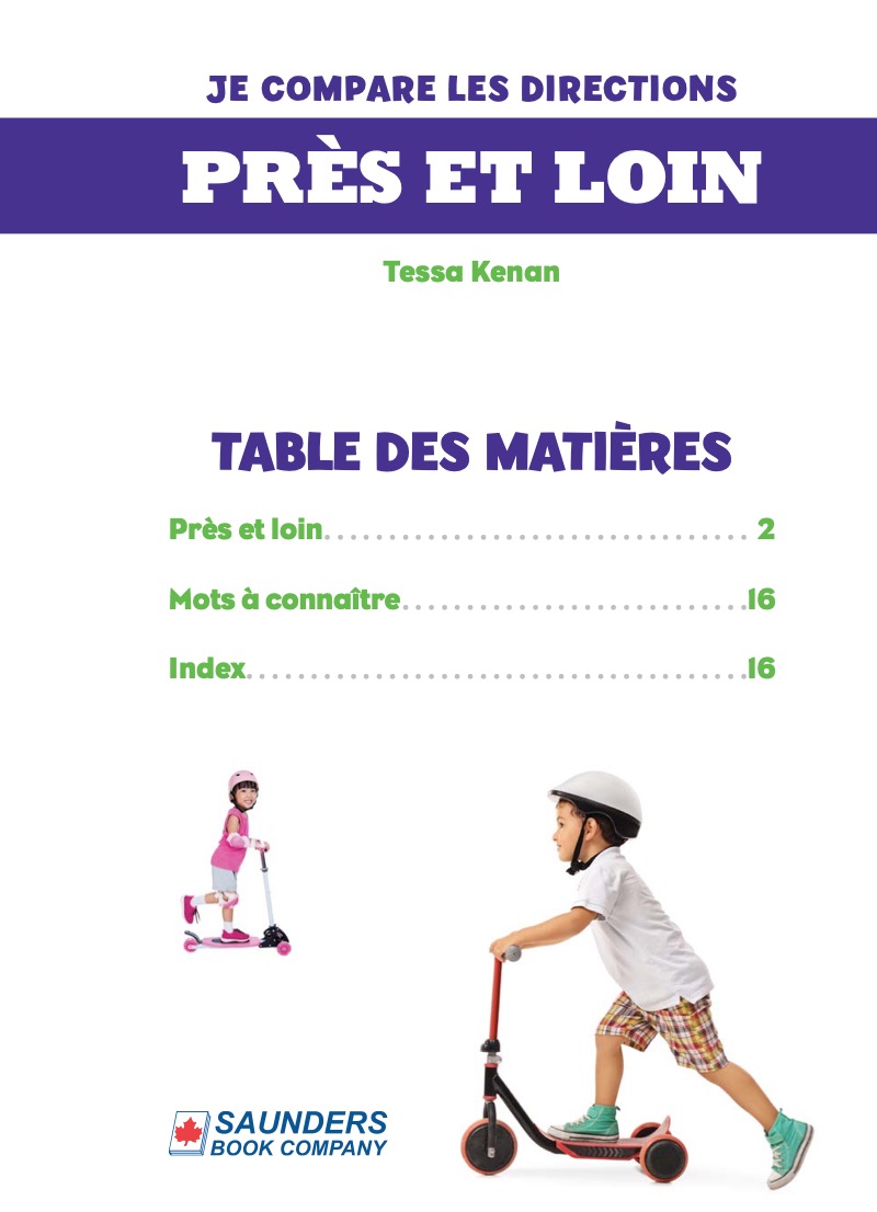 Près et loin (Near and Far) book cover
