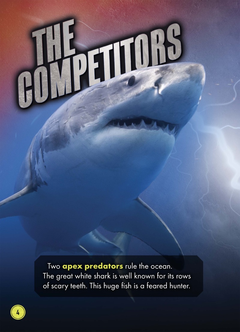 Animal Battles: Great White Shark vs. Killer Whale — page 1