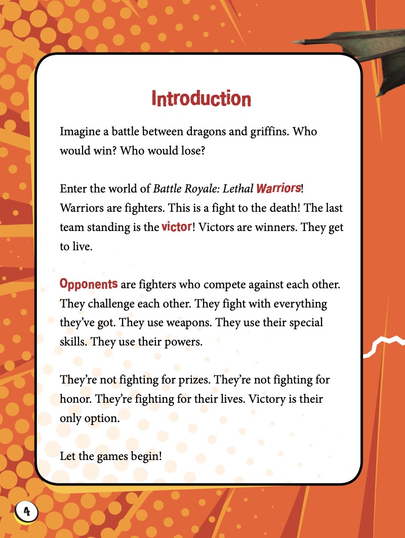 Dragons VS. Griffins (Battle Royale: Lethal Warriors) — page 1