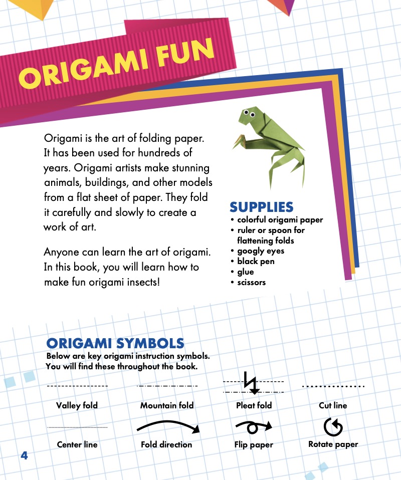 Origami Fun: Insects — page 1