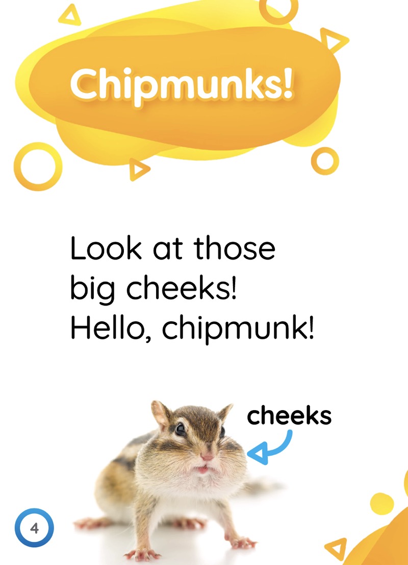 Animals in My Yard: Chipmunks — page 1