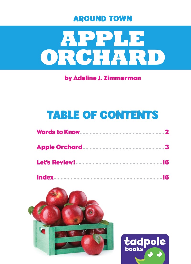 Around Town: Apple Orchard book cover