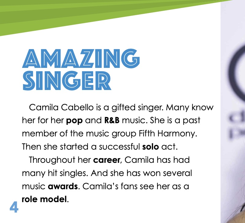 Big Buddy Pop Biographies: Camila Cabello — page 1