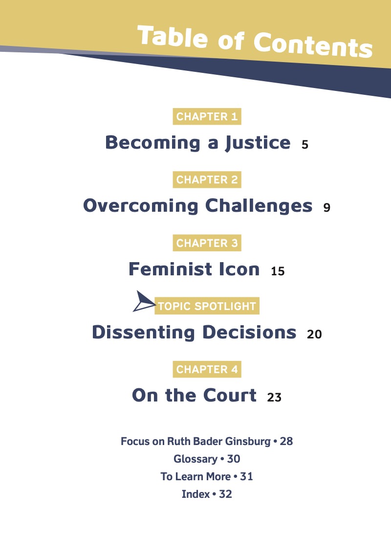 Ruth Bader Ginsburg, Supreme Court Justice book cover