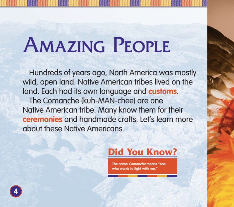 Native Americans: Comanche — page 1