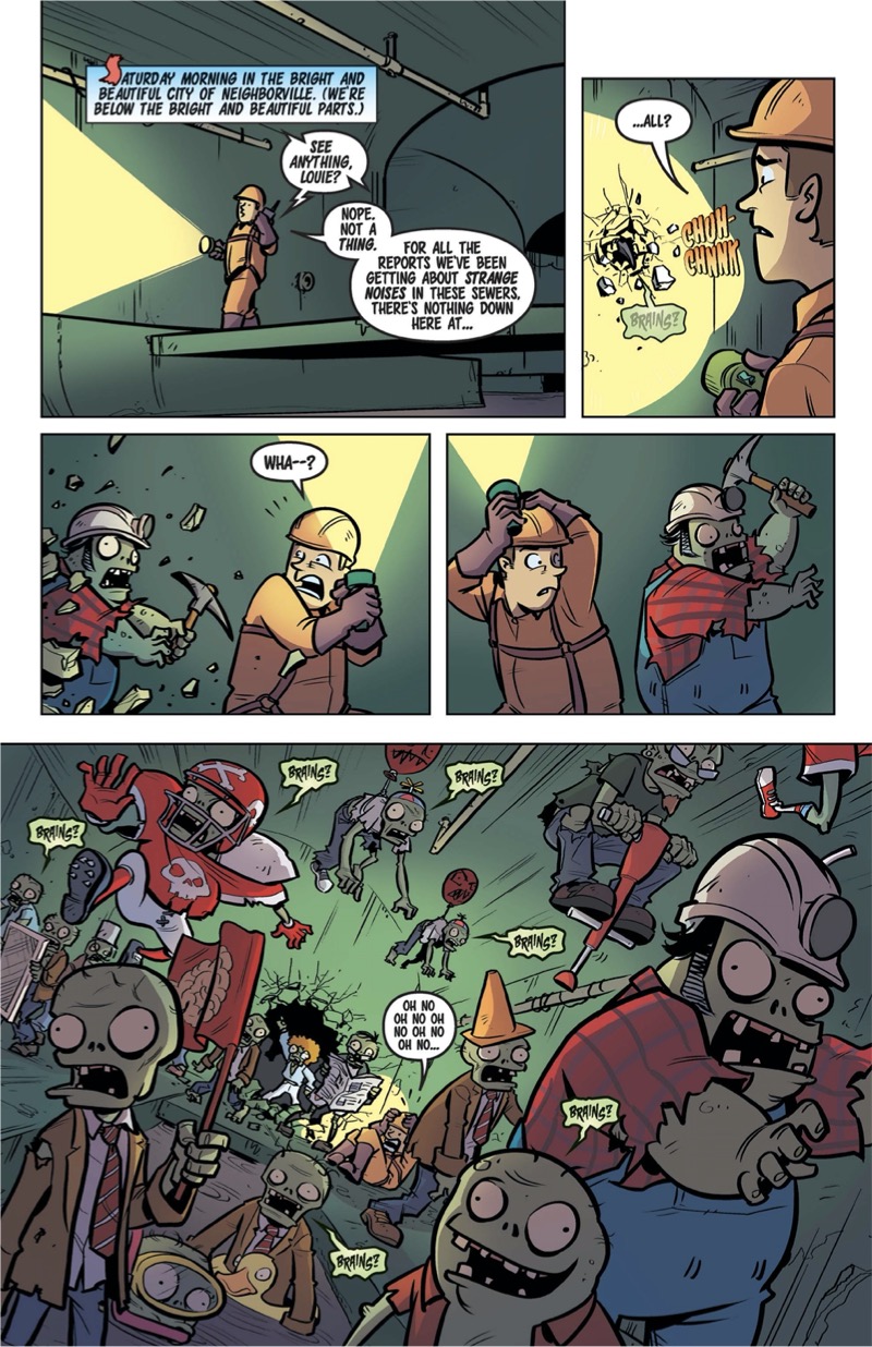 Plants Vs Zombies Lawnmaggeddon 1 — page 1