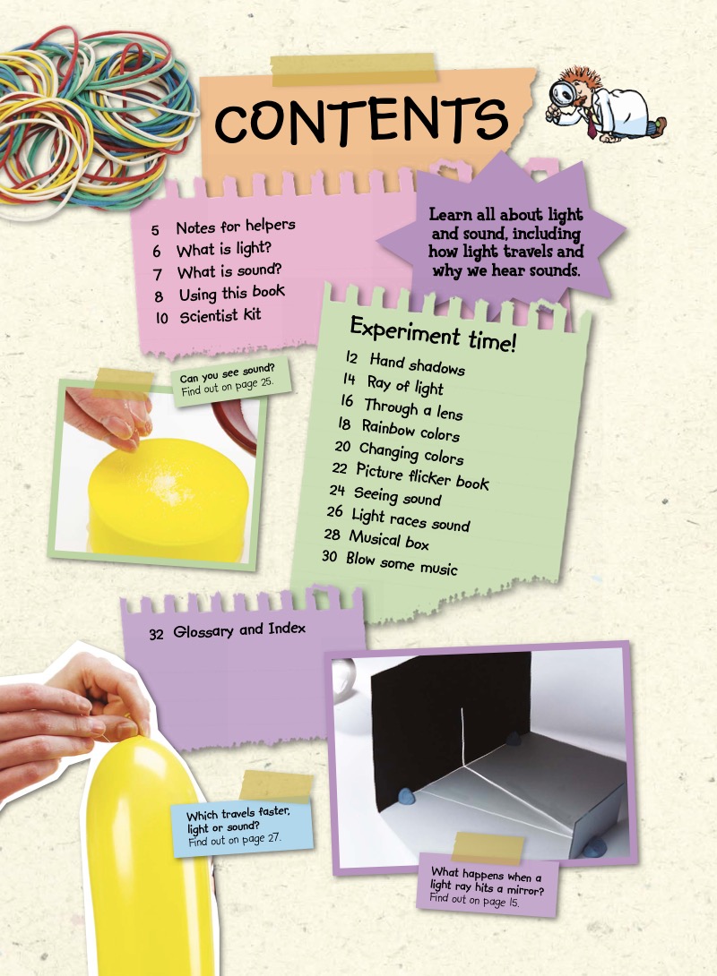 Simple Science Experiments: Light and Sound — page 1