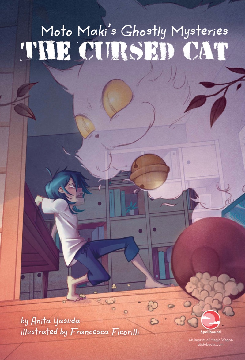 Moto Maki's Ghostly Mysteries: The Cursed Cat book cover