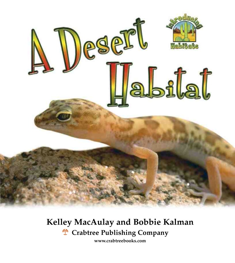 A Desert Habitat book cover