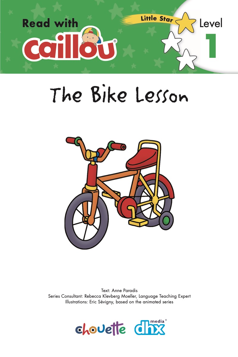 Caillou: The Bike Lesson book cover