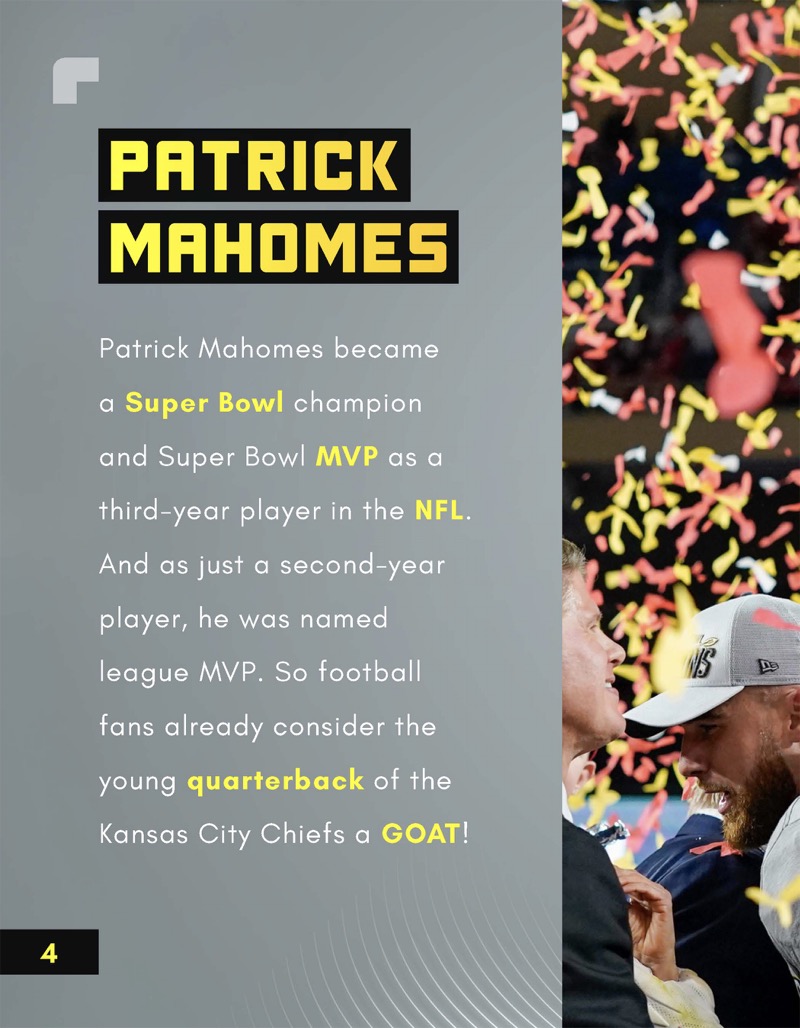 Play Like the Pros: Play Football Like Patrick Mahomes — page 1