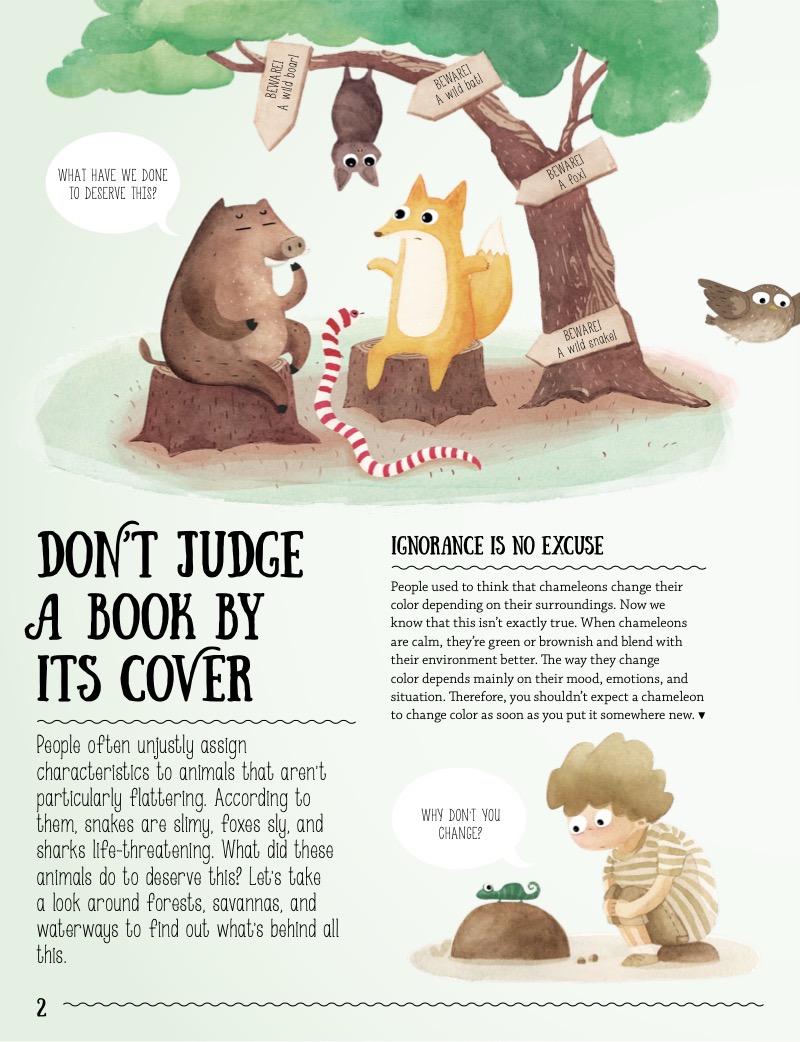 Is What They Tell Us True?: Myths and Stereotypes About Animals — page 1