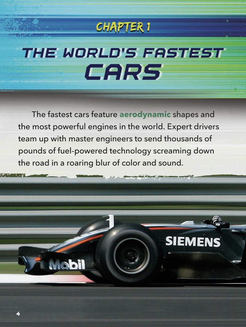 Xtreme Speed: The World's Fastest Cars — page 1
