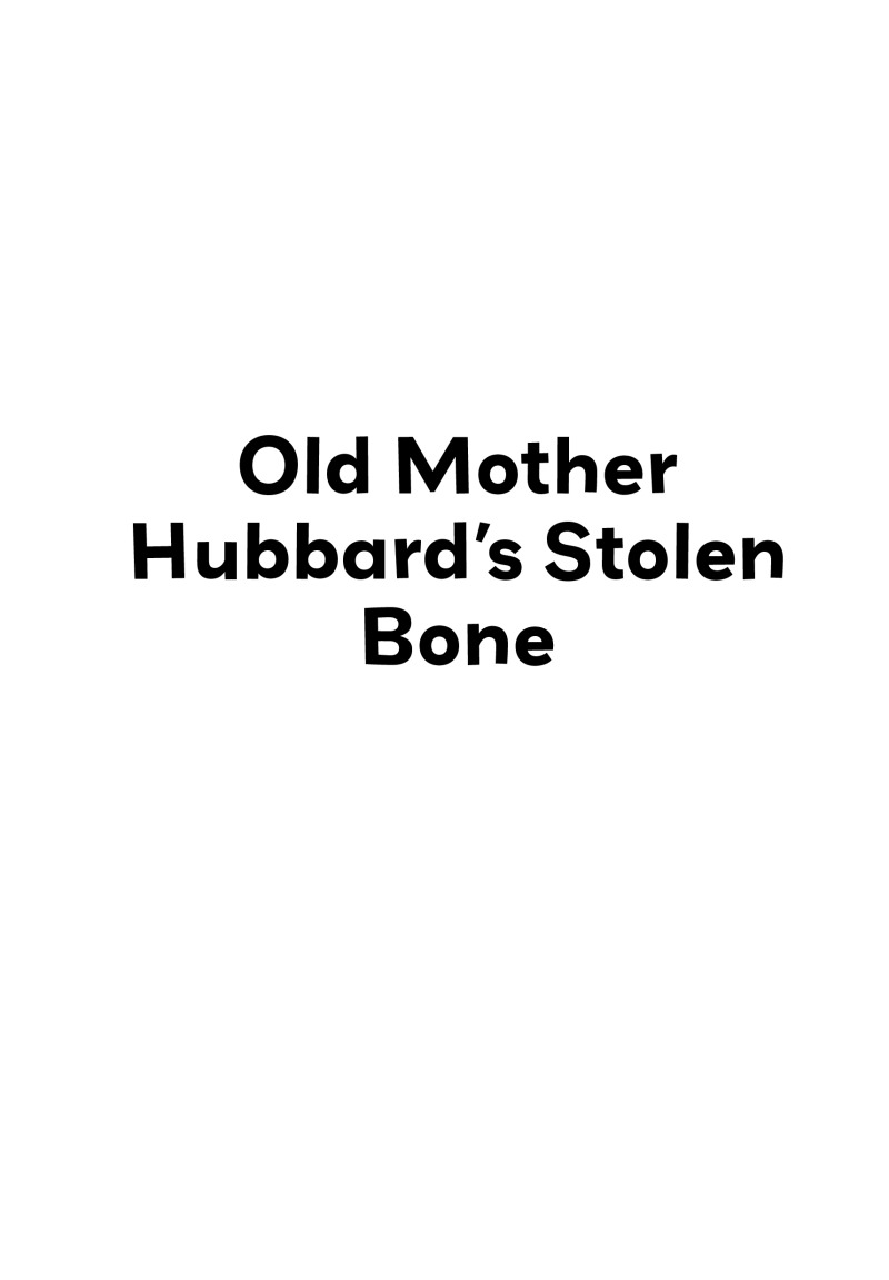 Old Mother Hubbard's Stolen Bone book cover
