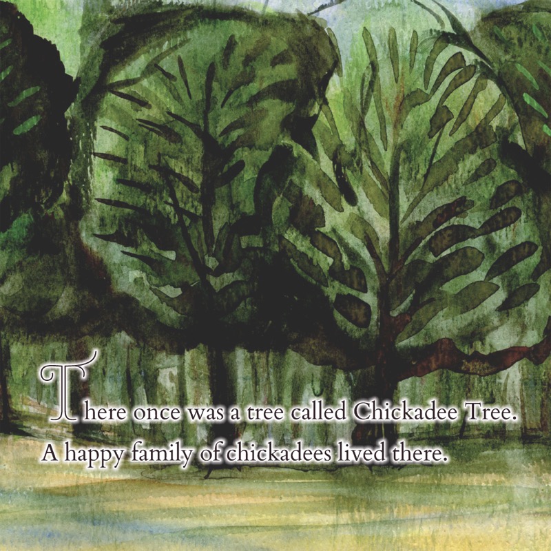 The Chickadees and the Moon Above — page 1
