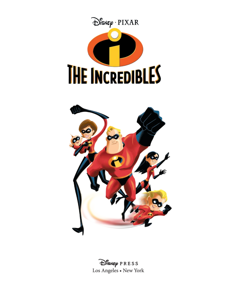 The Incredibles book cover