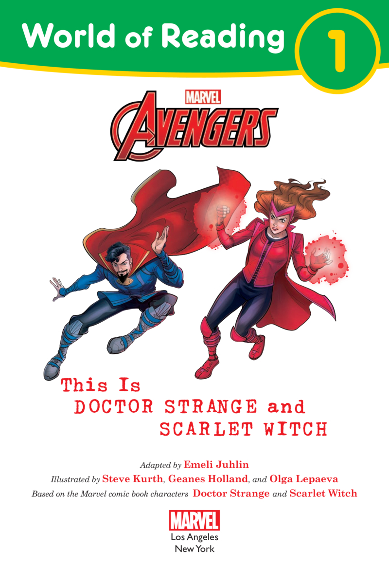 This is Doctor Strange and Scarlet Witch book cover