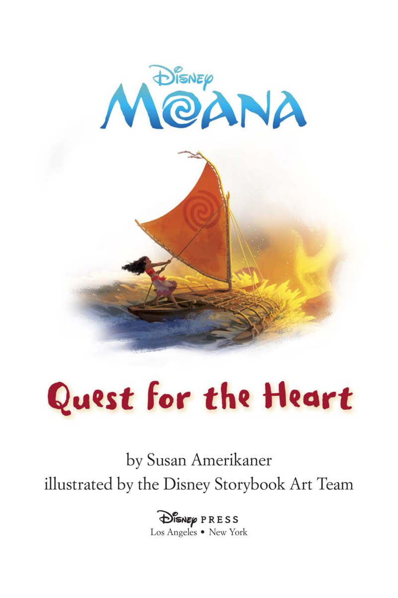 Moana: Quest for the Heart book cover
