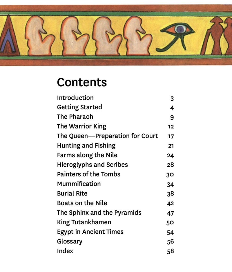 Drawing History: Ancient Egypt — page 1