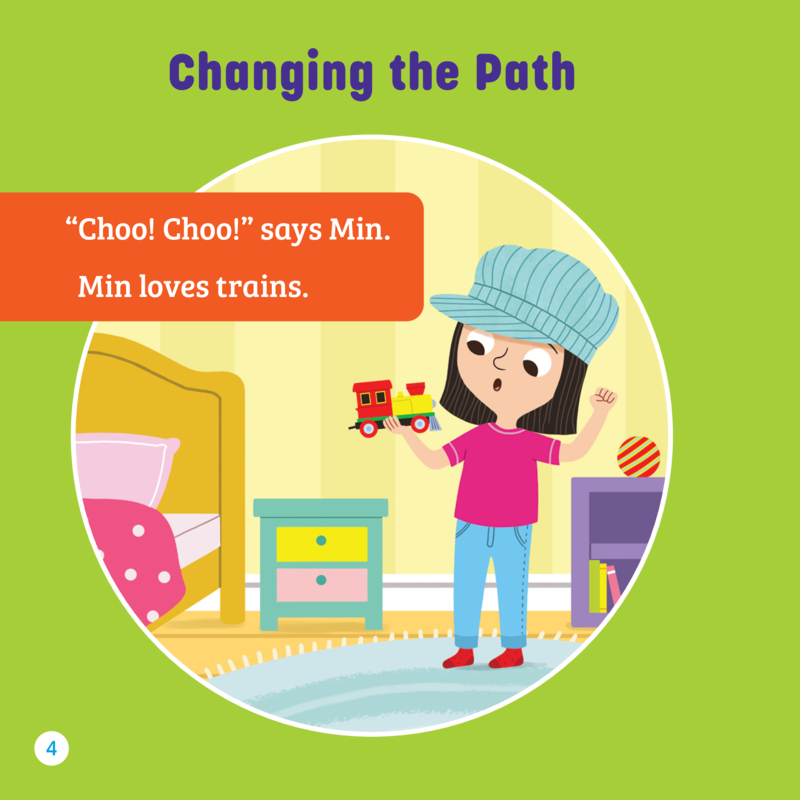 Early Coding Concepts: Min Builds a Train Track: An If-Then Story — page 1
