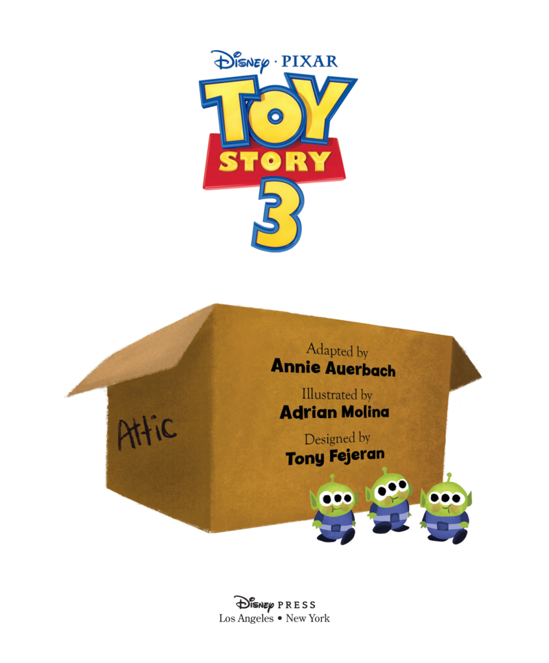 Toy Story 3 book cover