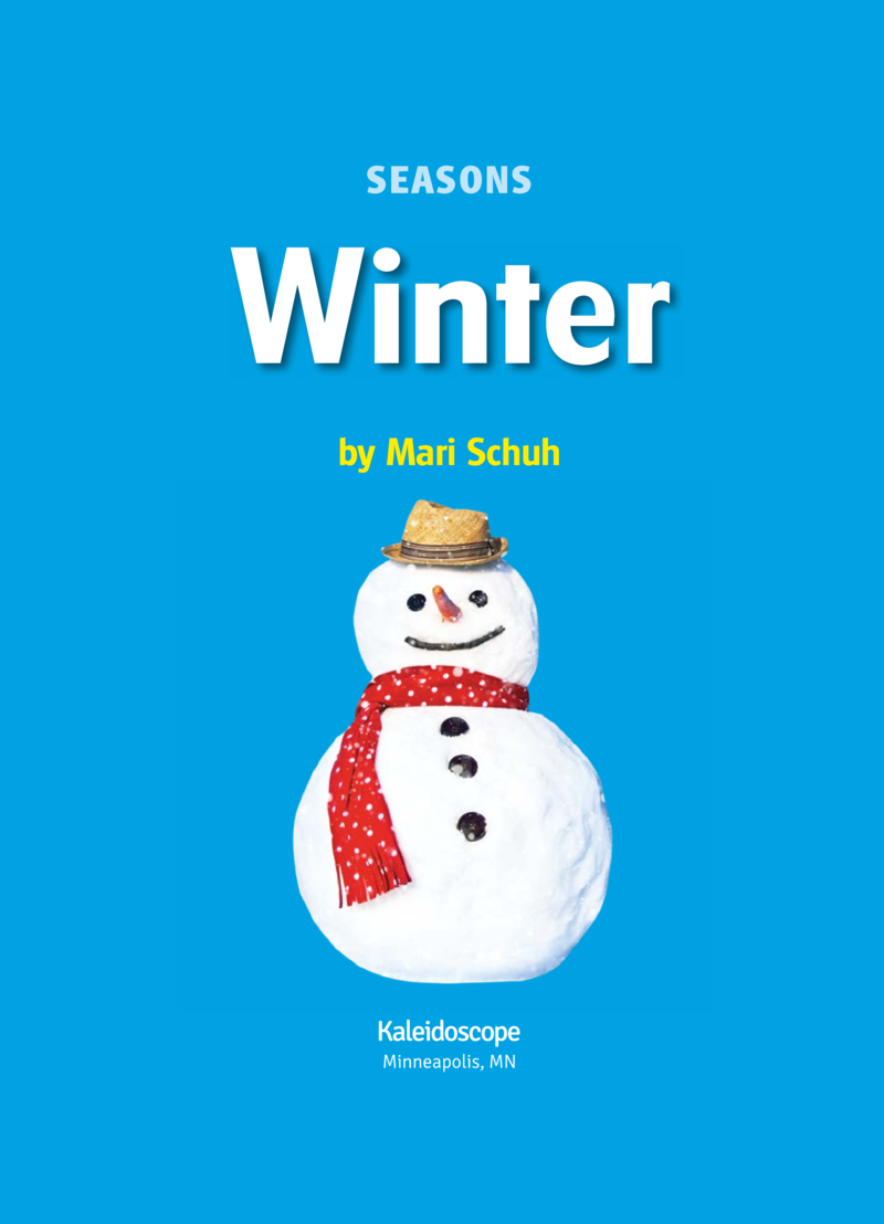 Winter book cover