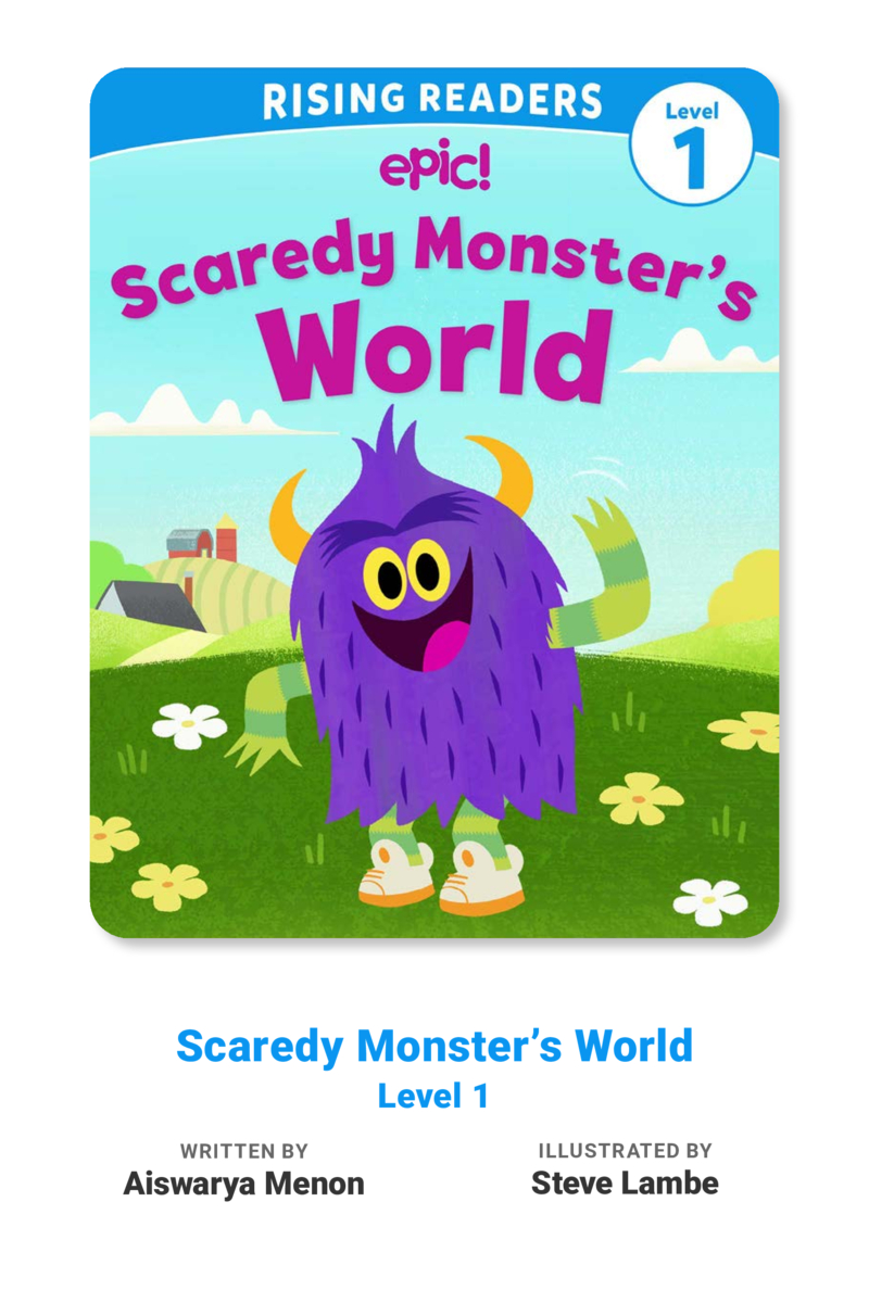 Scaredy Monster Level 1: Scaredy Monster’s World book cover