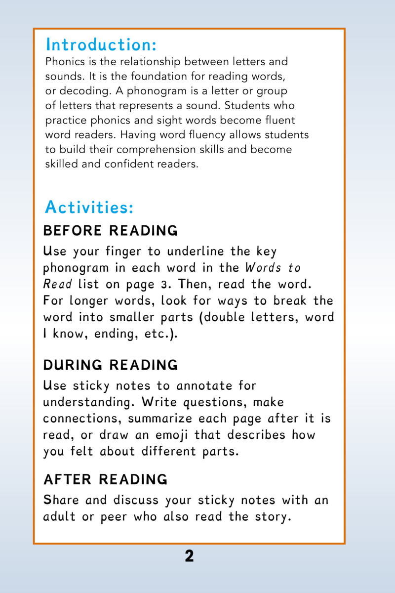 Phonics Focus: Joy — page 1