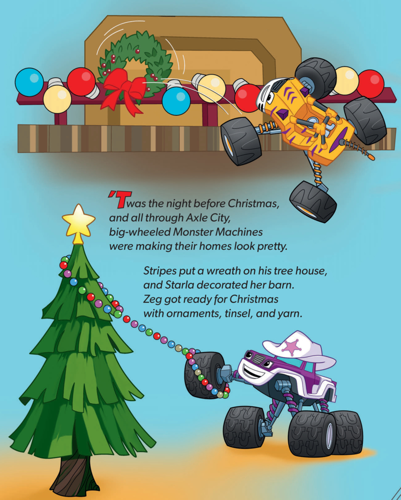 Blaze and the Monster Machines: A Monster Machine Christmas — page 1