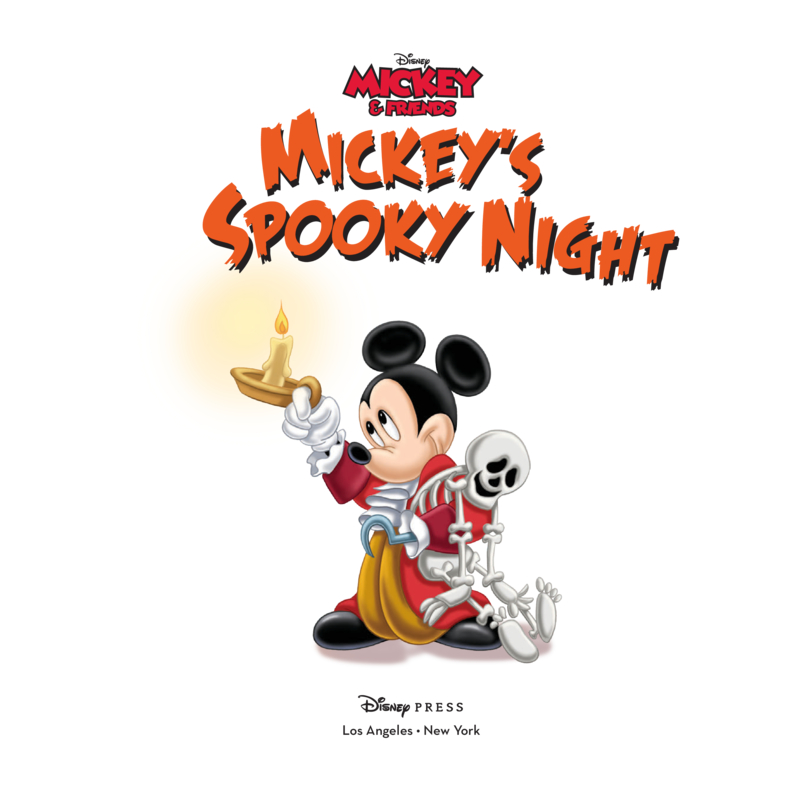 Mickey's Spooky Night book cover