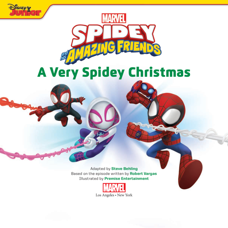 A Very Spidey Christmas book cover