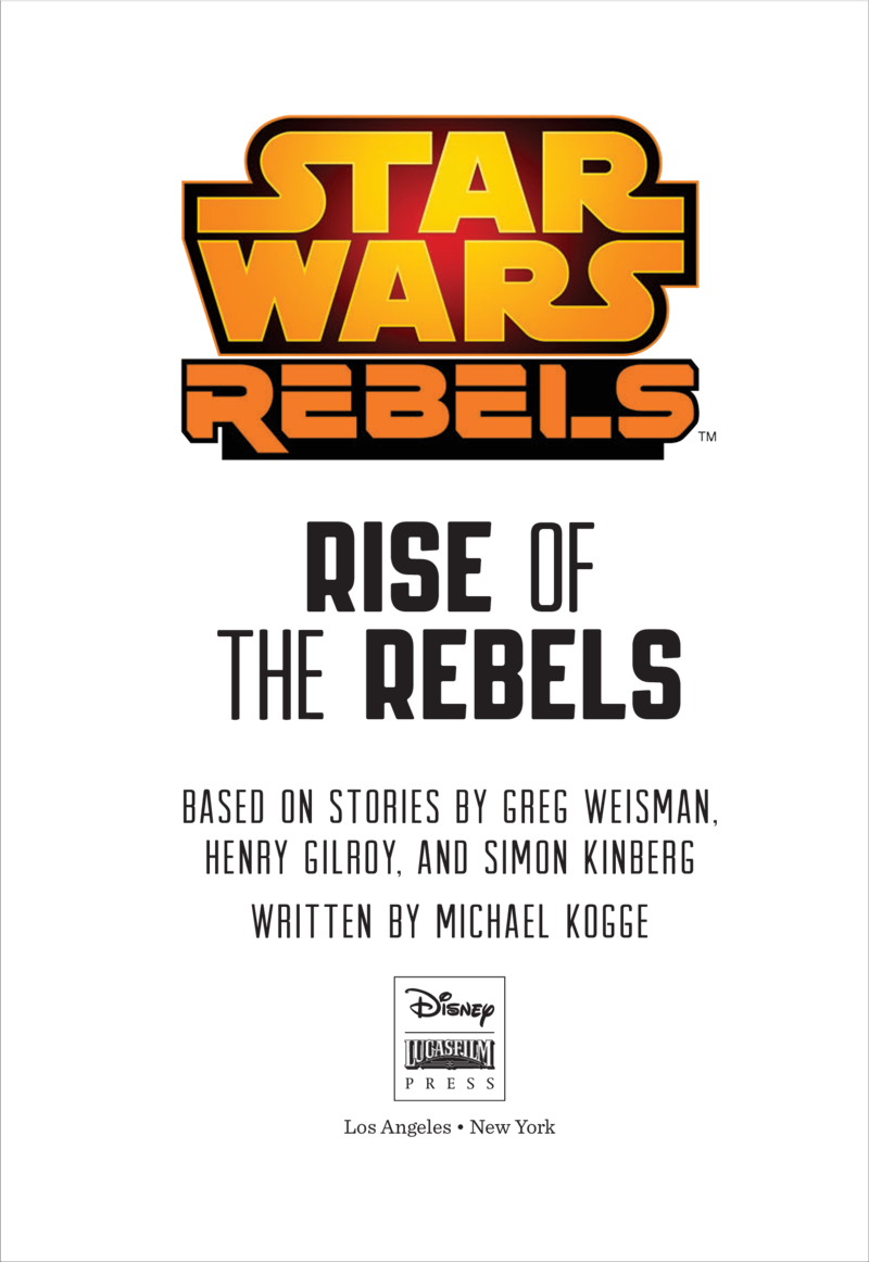 Star Wars Rebels: Rise of the Rebels book cover