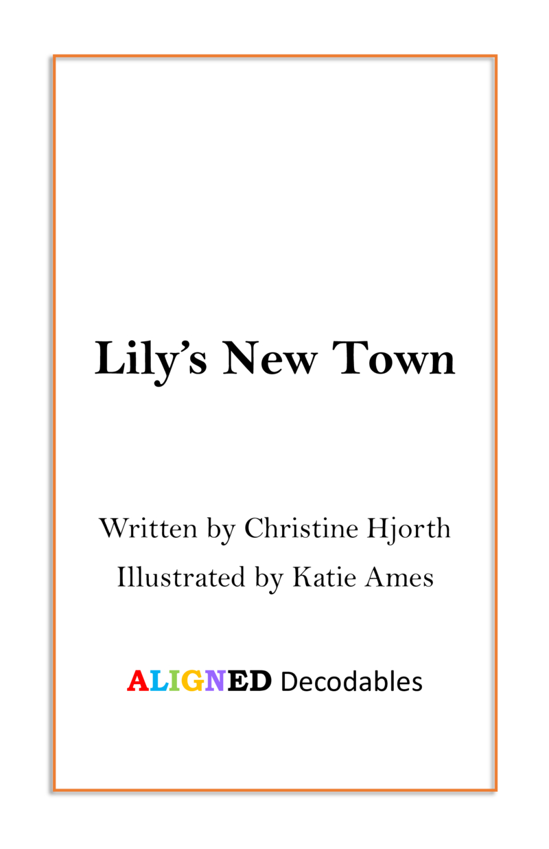 Lily's New Town book cover