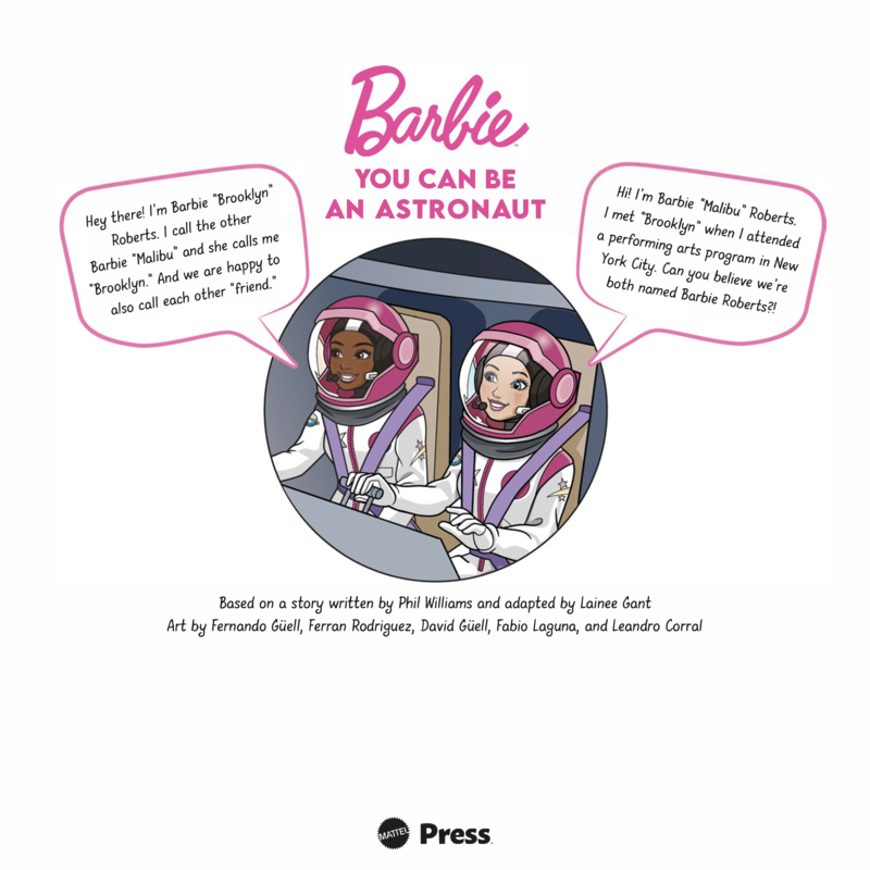 Barbie: You Can Be an Astronaut book cover
