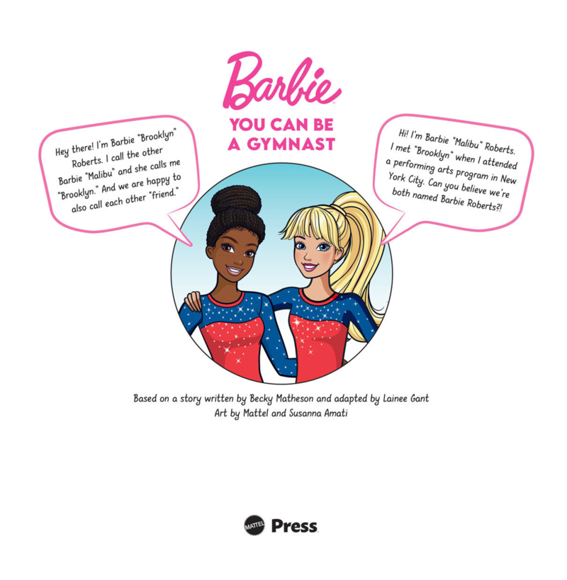 Barbie: You Can Be a Gymnast book cover