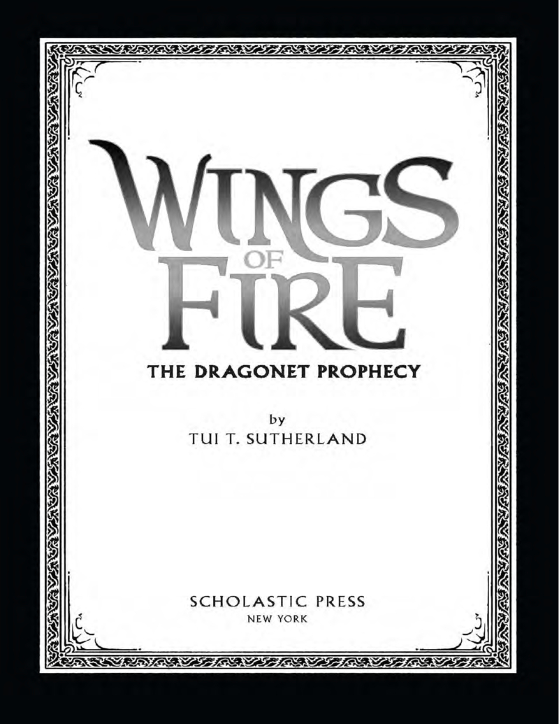 The Dragonet Prophecy (Wings of Fire #1) book cover