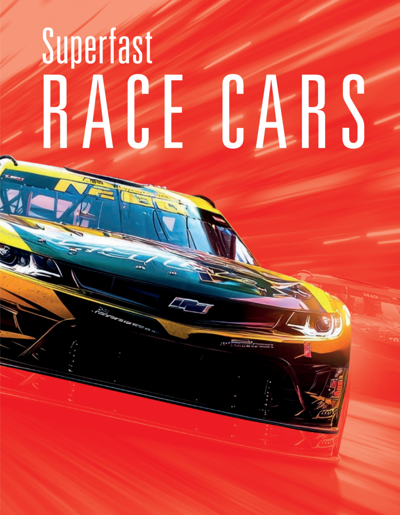 Superfast Race Cars book cover
