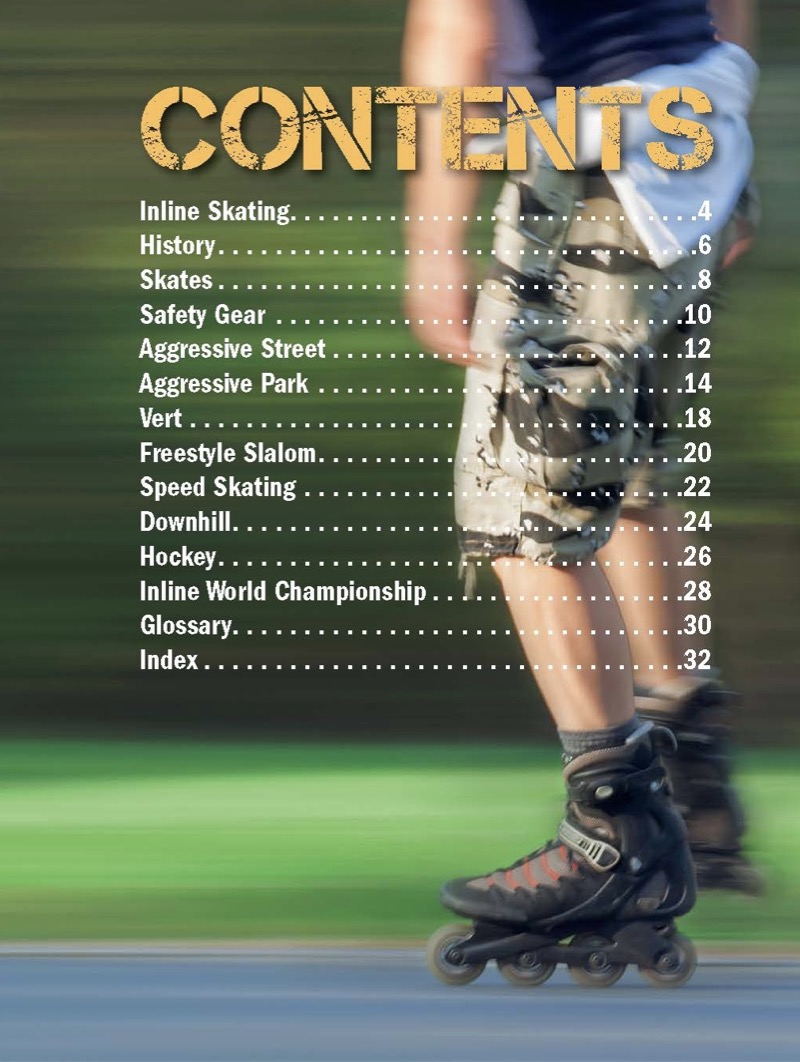 Action Sports: Inline Skating book cover