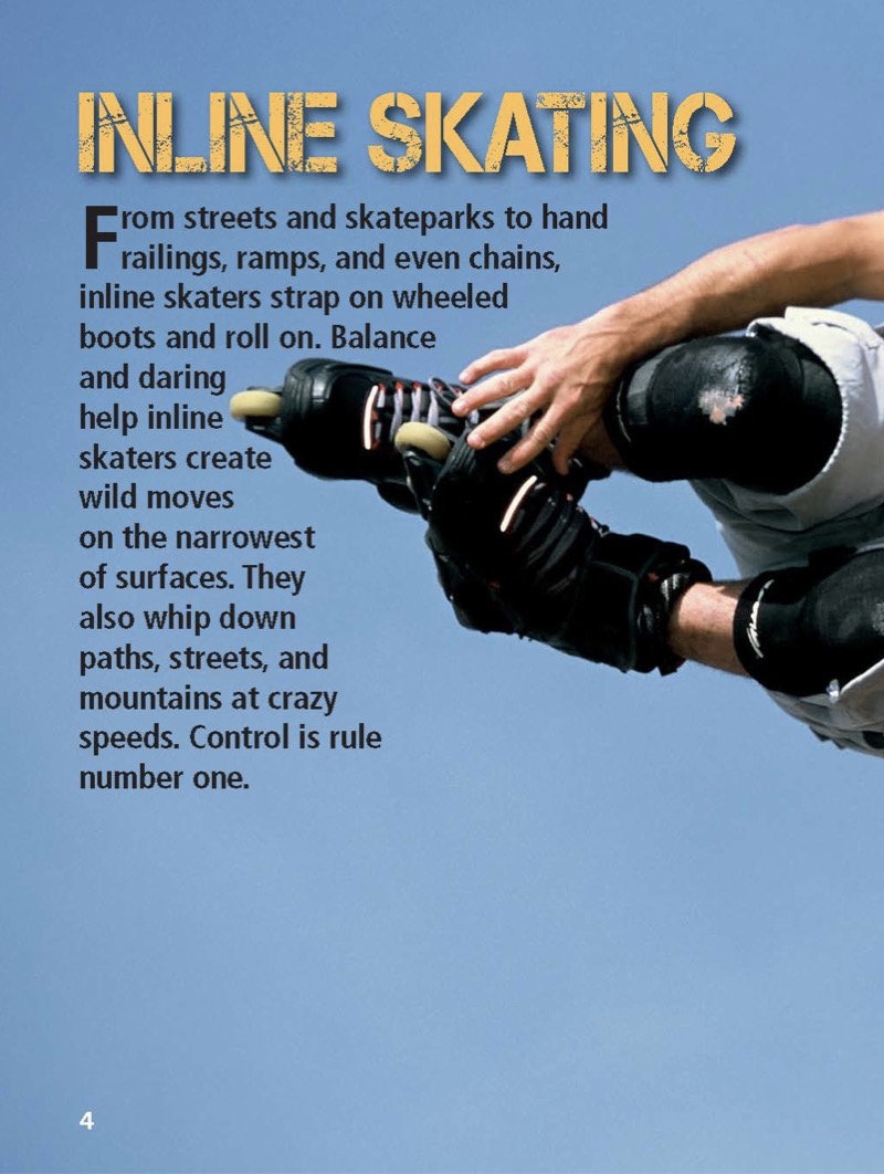 Action Sports: Inline Skating — page 1