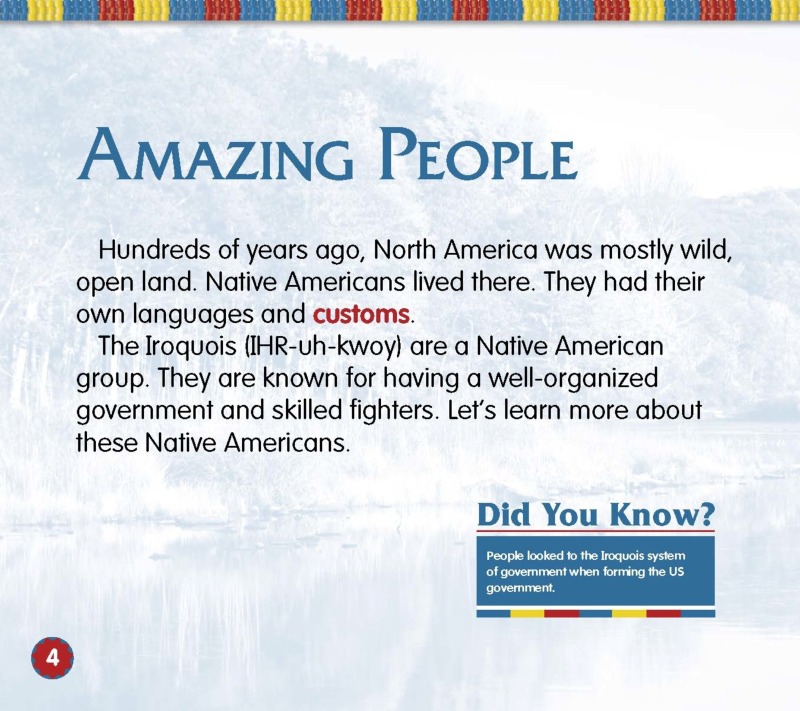Native Americans: Iroquois — page 1