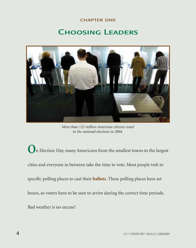 Citizens And Their Governments: Electing Leaders — page 1