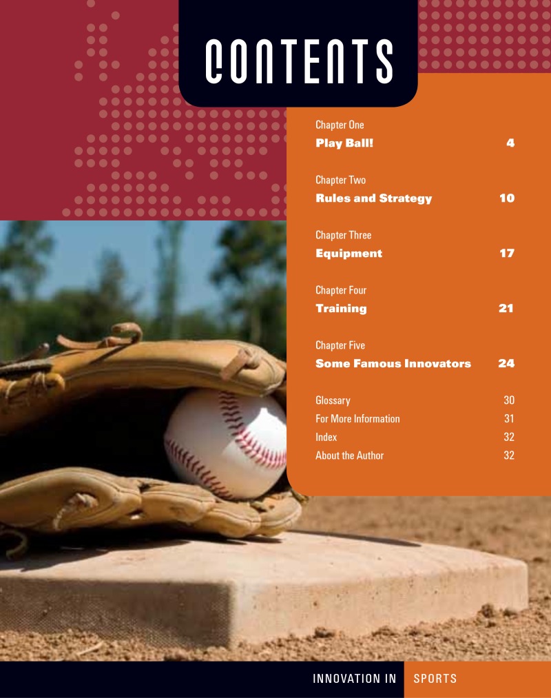 Innovation: Baseball book cover