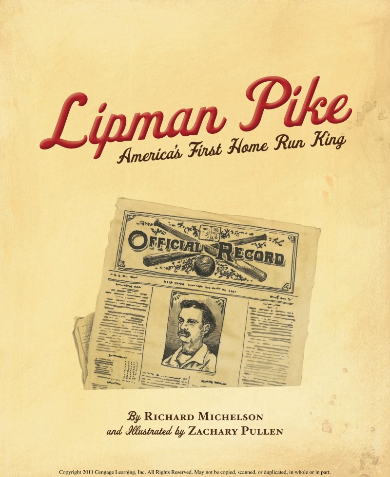 Lipman Pike: America's First Home Run King book cover